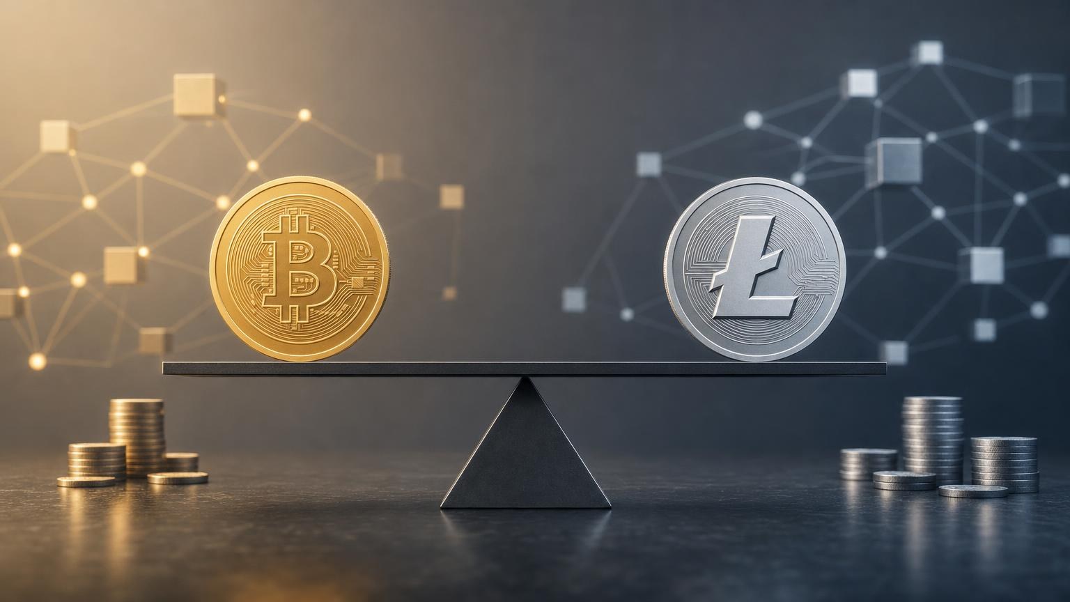 Bitcoin and Litecoin transaction routes compared by confirmation speed, network fees, and exchange requirements