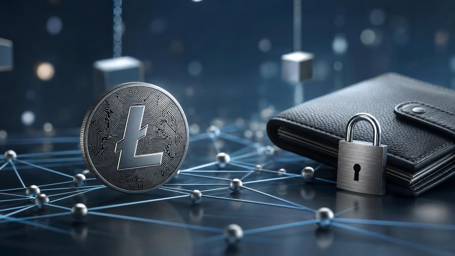 A beginner checking a Litecoin receiving address, network, amount, and transaction details before sending LTC